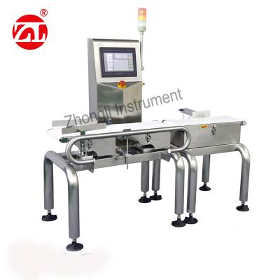 China Solid SUS304 Structure Conveyor Belt Check Weighing System Machine for sale