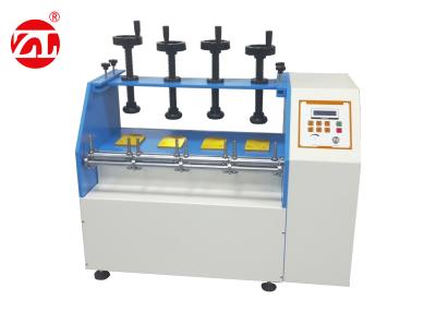 China 12 Sets Finished Sole Bending Test Machine / Cold Resistance Bending Leather Testing Machine for sale