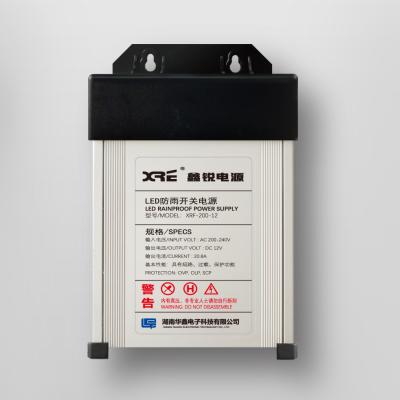 China 8.3A Rainproof LED Power Supply 200W 24V UPS Power Supply 146*100*50mm for sale