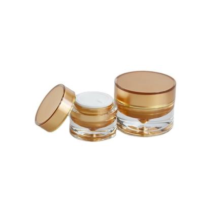 China Acrylic Plastic Cosmetic Packaging Jar Container in Drop Shape for Skin Care Needs for sale