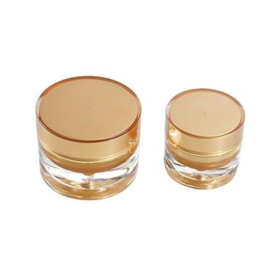 China Customized Bottle Color Acrylic Cosmetic Container Cream Jar for Unique Shape Luxury for sale