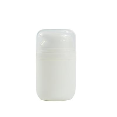 China Press Type Emulsion Bottles with Lotion Pump Dispenser 50ml Cosmetic Empty Containers for sale