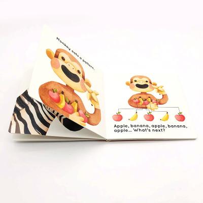 China Baby Animal Find Children Board Book Printing Service for sale