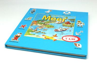 China Meer Sea Port Hardcover Children Book Printing Service for sale