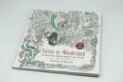 China Fairy In Wonderland 10*10 Inch Paperback Children Kid Story Book Printing Service for sale