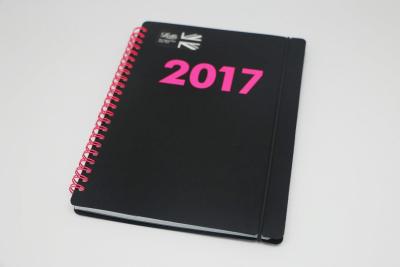 China 2023 216*160mm Frosting Rubber Softcover 70 Gsm Offset Paper Notebook Printing Service for sale