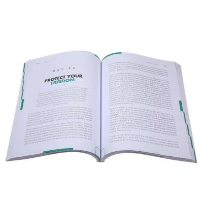 China Livro Softcover de papel revestido que imprime serviços de impressão do folheto da cor completa à venda
