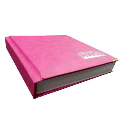 China A4 Hardcover Book Printing Leather Cover Hardcover Journal Printing for sale