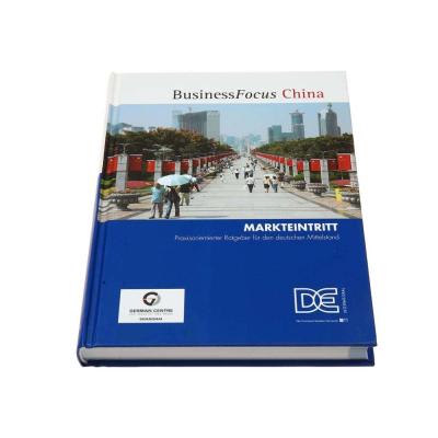 China Sewing Binding Hardcover Book Printing For Overseas Culture Introduction Book for sale