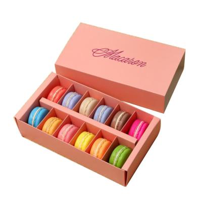 China Custom Biodegradable Macaron Packaging Box For Bakery Shop for sale