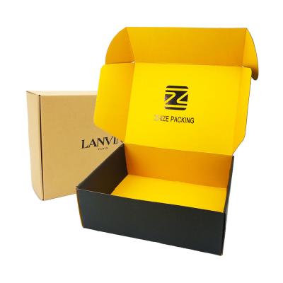 China E Flute Shoe Packaging Boxes Heel Boot for sale