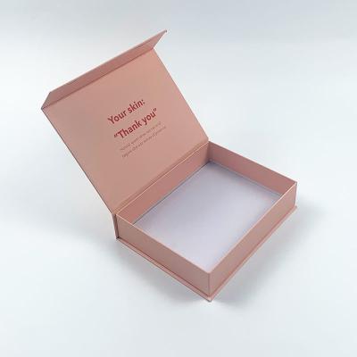 Chine L'emballage rose se pliant d'écharpe de lingerie enferme dans une boîte la taille faite sur commande à vendre