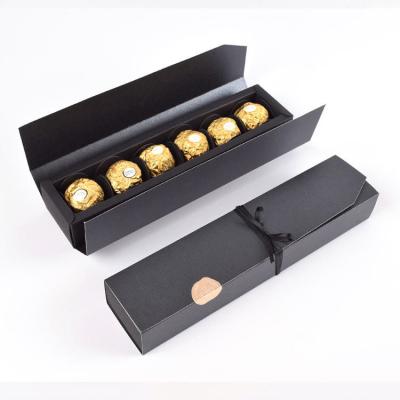 China Recycled Kraft Paper Packaging Box OEM Chocolate Truffles Gift Box for sale