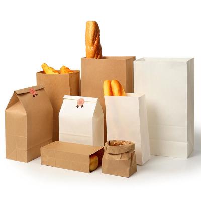China Custom Printing Takeaway Paper Bags Food Grade For Grocery for sale