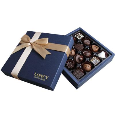 China Cajas de regalo de empaquetado cosméticas de la base y de la tapa de la caja del OEM para el chocolate en venta