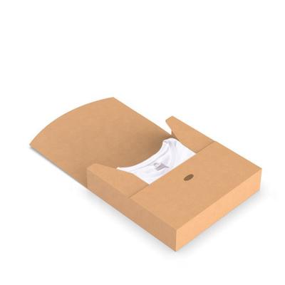 China Customized Clothing Packing Boxes  T shirt Kraft Apparel Boxes for sale