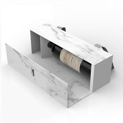 China Laminação lustrosa que imprime a caixa de empacotamento Champagne Gift Box portátil à venda