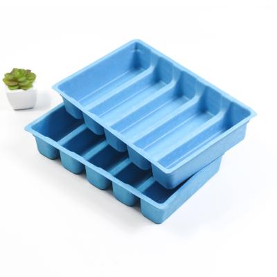 Китай Paper Molded Pulp Tray Packaging Insert Biodegradable For Products Protection продается