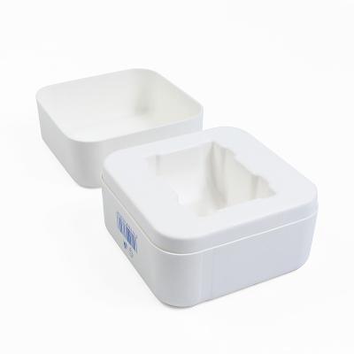 China Face Cream Paper White Molded Pulp Tray Integrated Packaging Insert And Box en venta