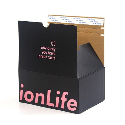중국 Shipping Zipper Carton Box Corrugated Cardboard Tear Strip Box 판매용