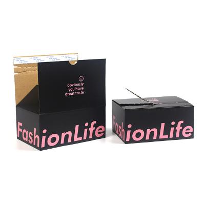 China Wholesale Zipper Carton Box Shipping Corrugated Cardboard Storage Carton Box With Tear Strip Te koop