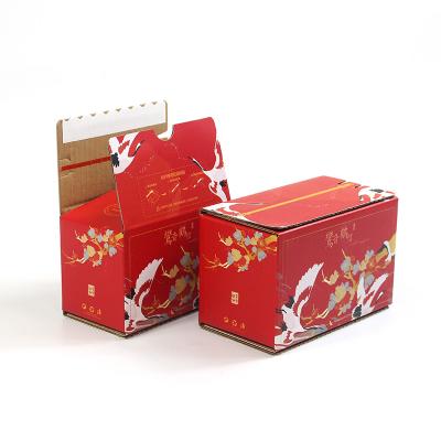 China Natural Brown Kraft Paper Zipper Tear Open Box Triple Wall Cardboard Zipper Carton Box Te koop