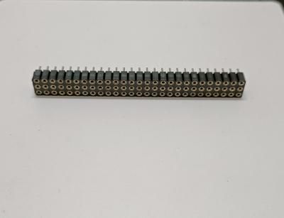 China 3x27P 2.54 Mm Pitch Female Pin Connector IC  2.54 Mm Female Header Strip for sale