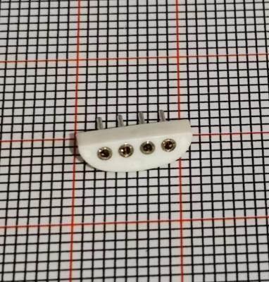 China Terastor Round hole socket/Female Header 2.0mm 1*4P Cambered en venta