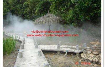 China Outdoor Fogging System Water Fountain Project For Hot Spring Project for sale