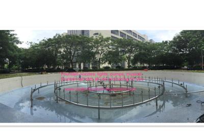 China Running Led Underwater Pool Lights 2 Circles Dancing 18 Meters Filtration Pit for sale