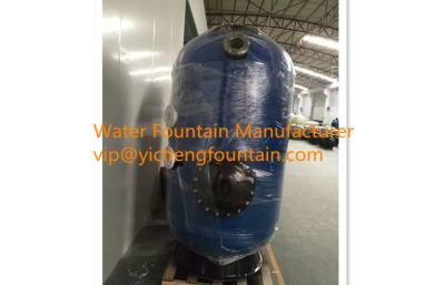 China Fiberglass Depth Above Ground Pool Sand Filters Side Mount Type Flange Connection for sale