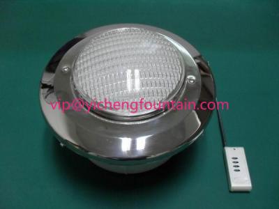 China Stainless Steel Cover Underwater Swimming Pool Lights PAR56 Type With ABS White Niche for sale