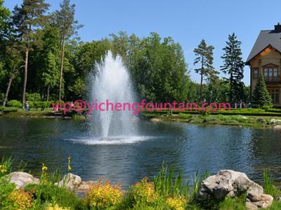 China Small Size Garden Floating Water Fountain Full Set  For Different Ponds And Lakes Different Shapes for sale