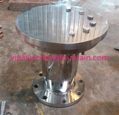 China Laser Water Screen Fountain Nozzle Heads Flange Connection Making Water Film SS304 for sale