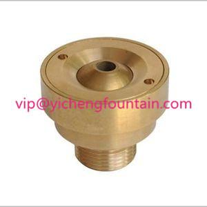 China Adjustable Dry Straight Spray Water Fountain Nozzles Brass Material DN25 Connection for sale
