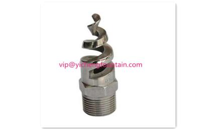 China Twist Spray Water Fountain Nozzles Special Effect For Design Fountain Area SS Material for sale