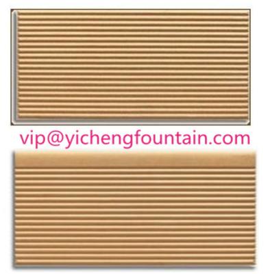 China Durable Porcelain Swimming Pool Deck Tiles Eco - Friendly FINA Standard Ivory Color for sale