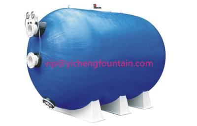 China Horizontal Tank Swimming Pool Sand Filters Fiberglass Sand Filters Dia 1400mm - 2000mm for sale