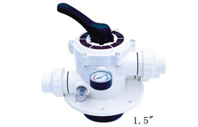 China 6 Position 1.5 Inch / 2.0 Inch Sand Filter Multiport Valves Swimming Pool Accessories for sale