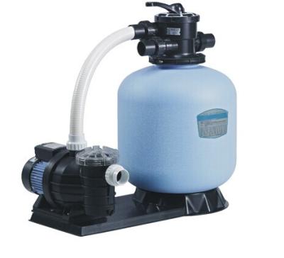China Plastic Swimming Pool Sand Filters With Pumps Set , Water Filtration Equipment for sale