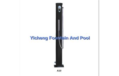 China 15 Liter Mini Aluminium Swimming Pool Straight Solar Showers With Long Hand sprinkler for sale