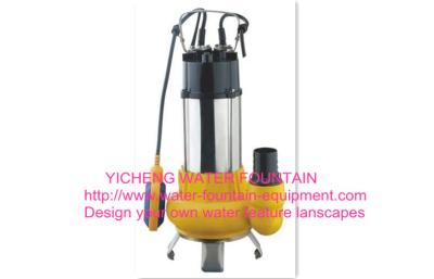 China Automatic Household Non-clog Sewage Submersible Fountain Pumps With Floating Ball for sale