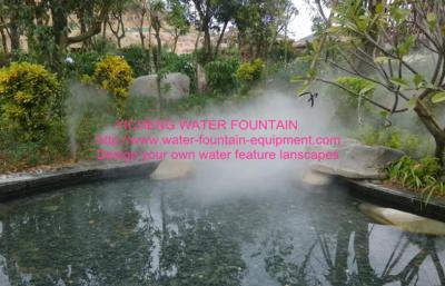 China Artificial Fog Water Fountain Project Cold Fogging Machine For Making Mist for sale