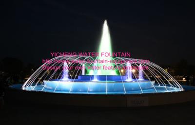 China Outdoor Musical Fountain Project , Large Pond Musical Dancing Fountain for sale