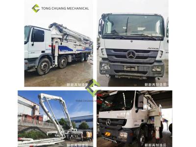 China Reproducing Zoomlion Used Concrete Pump Truck With Mercedes-Benz Chassis 8×4 for sale