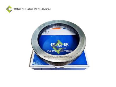 China Zoomlion Concrete Pump Spare Parts Double Alloy Cutting Ring DN200 DN230 DN260 for sale