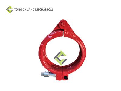 China Type 175A Concrete Pump Pipeline Alloy Steel Casting Screw Pipe Clamp for sale