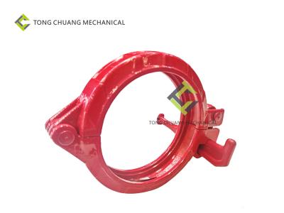 China Carbon Steel Bolt Pipe Clamp Type 175A Lightweight For Pump Truck Equipment for sale