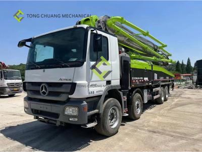China Re-Manufactured Used Concrete Boom Trucks 56 Meter Mounted Concrete Pump for sale
