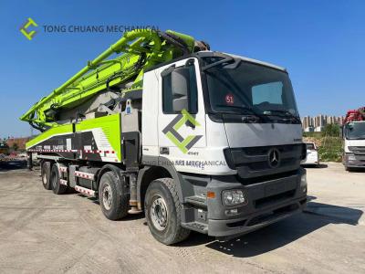 China Zoomlion Remanufactured Used Concrete Boom Truck 56 Meters Installed Concrete Pump en venta